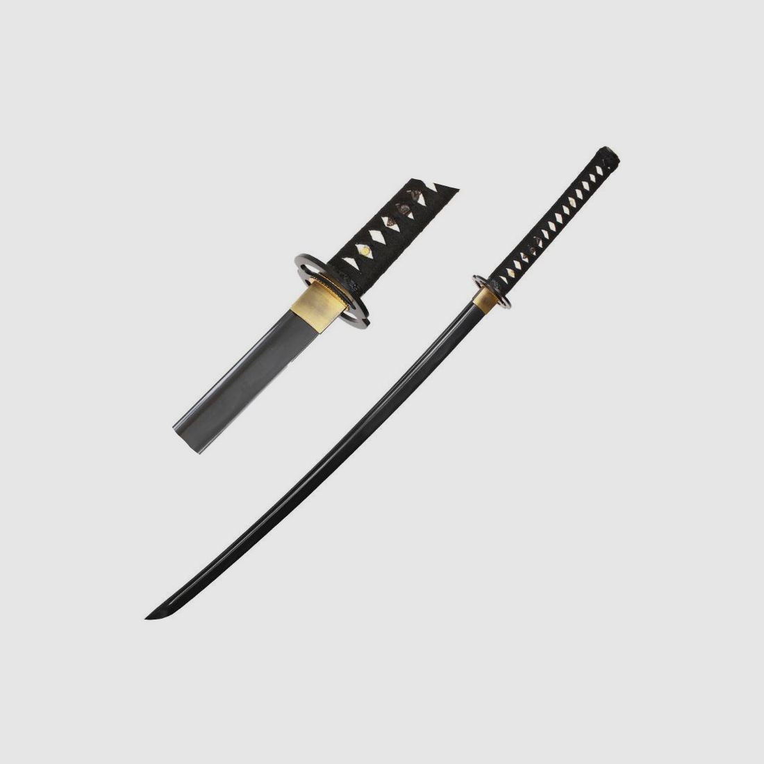 Katana Practical Seiryu schwarze Klinge