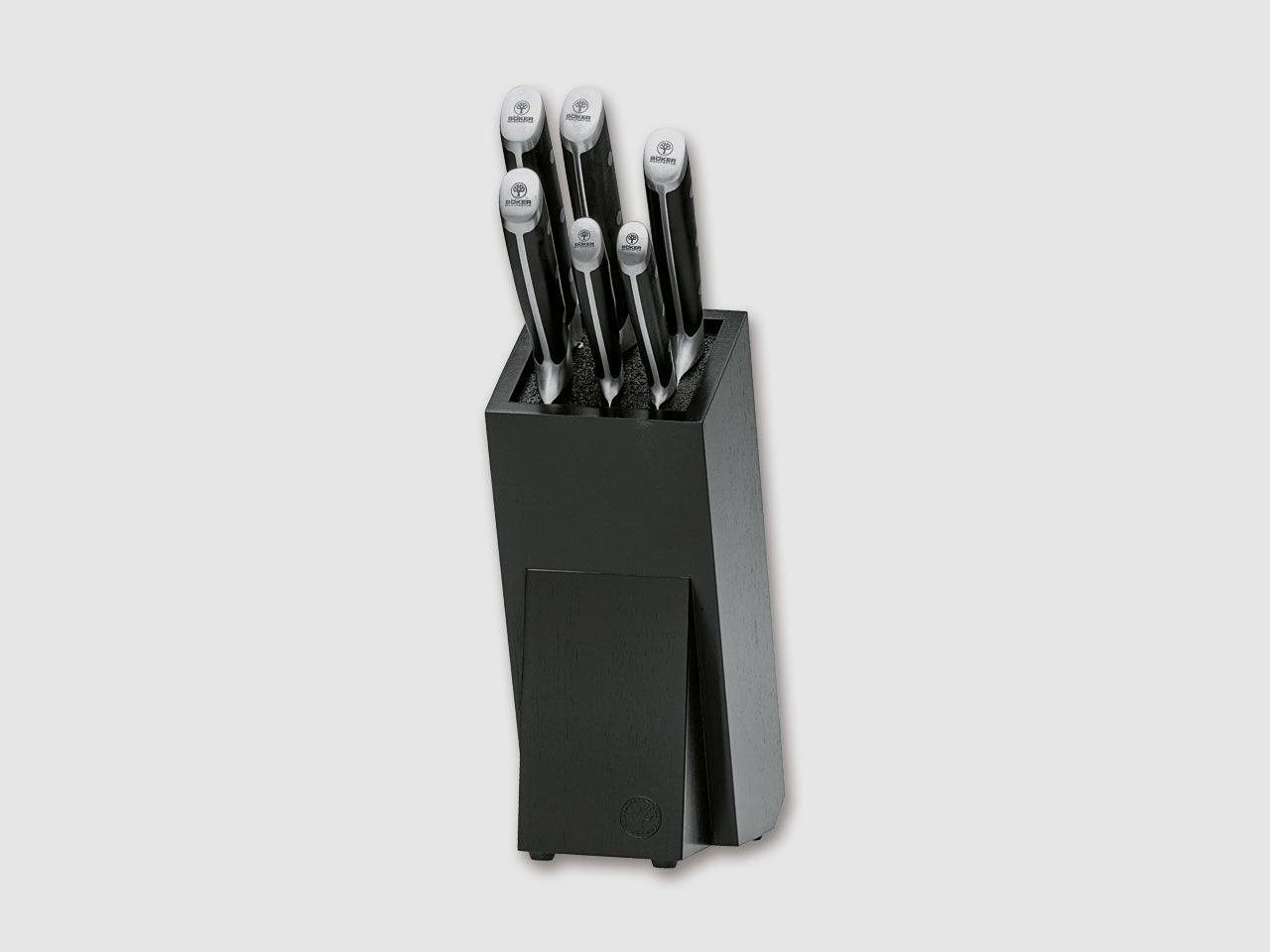Forge Set 2.0 Kochmesser mit Messerblock schwarz