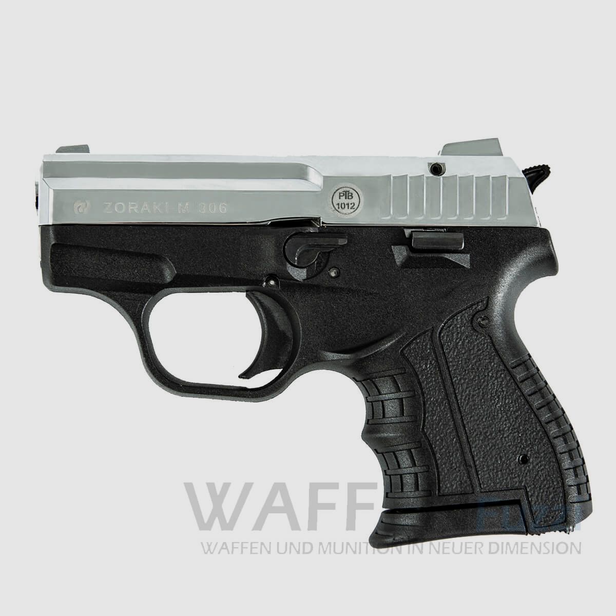 Zoraki 906 schreckschusswapen chroom speciale editie 9mm P.A.K.