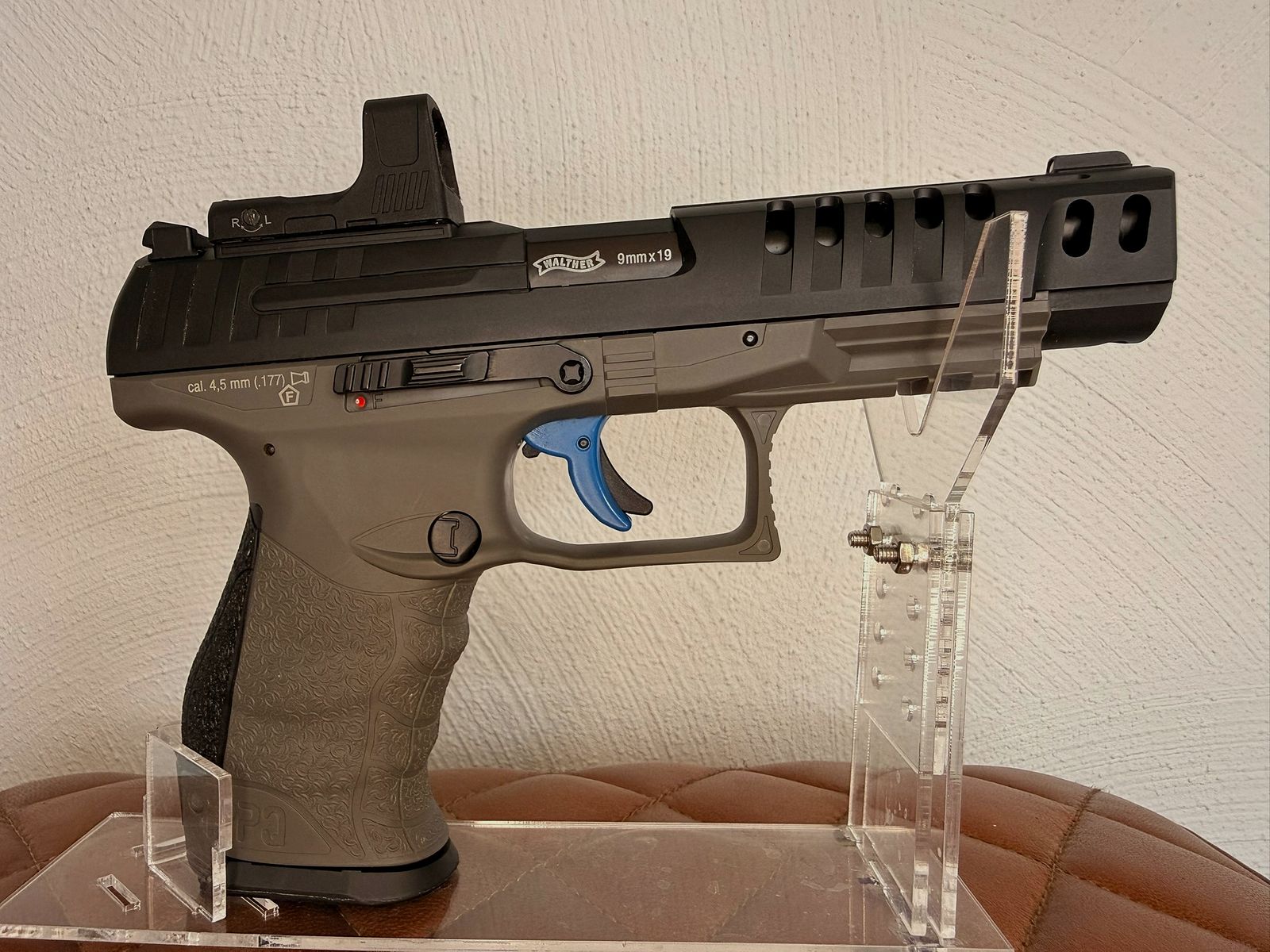 Walther CO2-pistola Walther Q5 Match 5" Combo Set