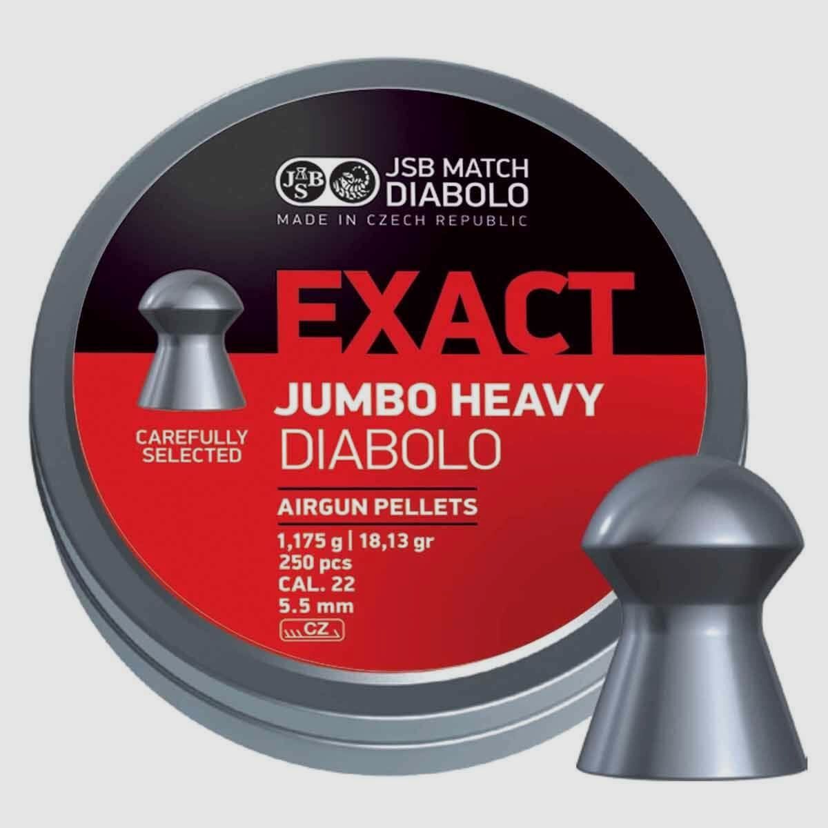 JSB Exact Jumbo Heavy, Kal. 5,5mm,