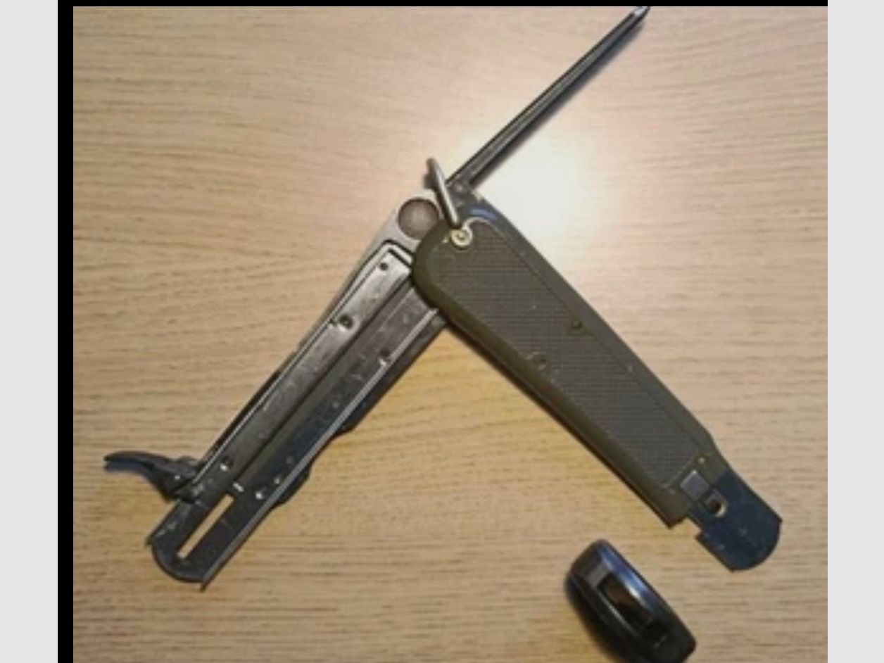 Fallschirmjäger, Kapp Messer der deutschen Bundeswehr, für deutsche Kunden, nur der Griff erhältlich
