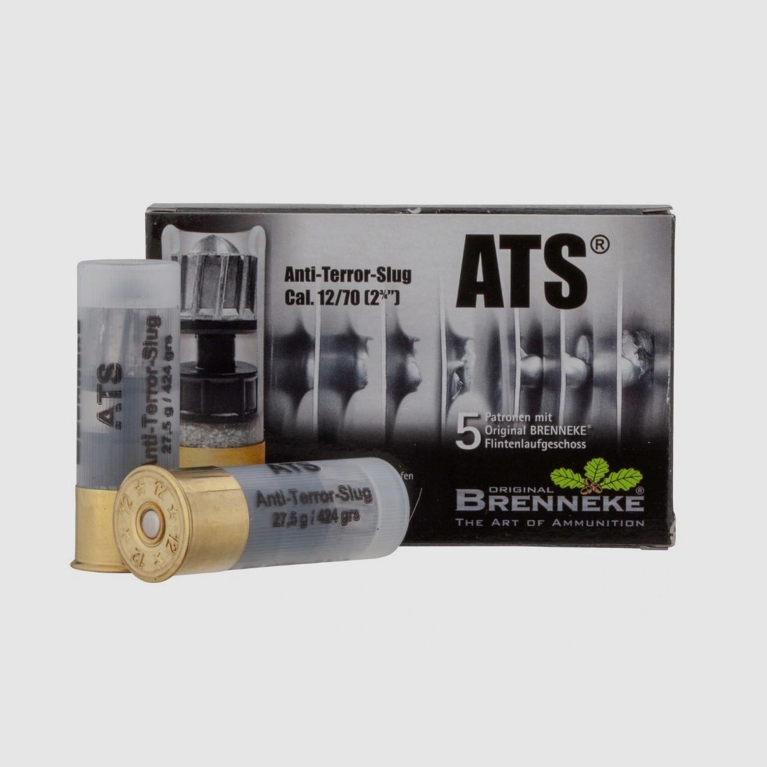 12/70 ATS Slug 27,5g/424grs. Brenneke