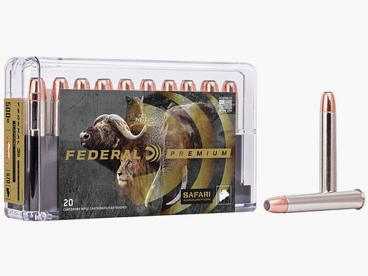 Federal Premium Safari Swift A-Frame .500 NE 570GR JSP 20 cartouches
