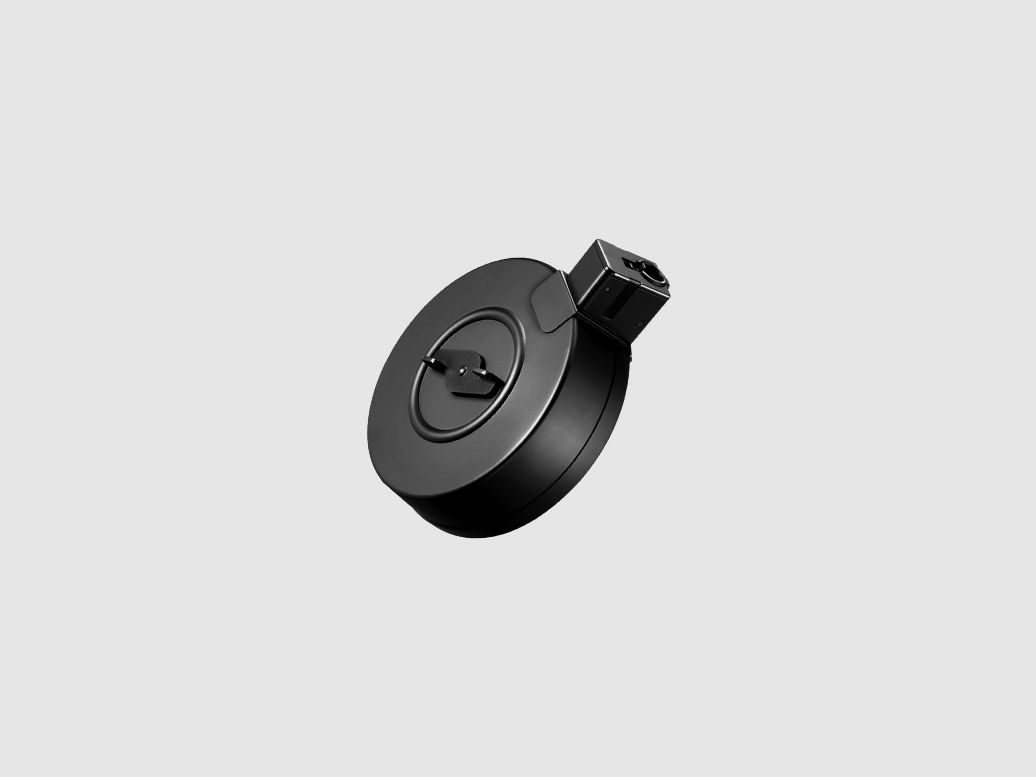 370rds Highcap Trommelmagazin für Tokyo Marui "Vz.61" Scorpion