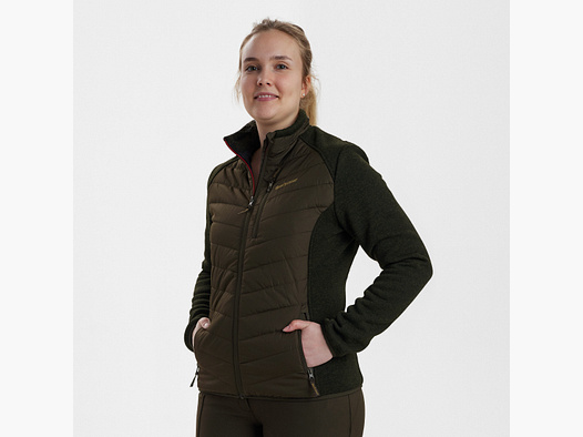 Lady Caroline Wattierte Jacke - Timber – Kleidergröße Damen: 42