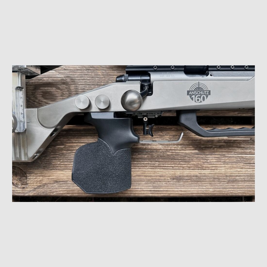 Anschütz 54.30 Jubiläumsmodell  160 Jahre Griff "M" 660mm mit ZF	 .22lr
