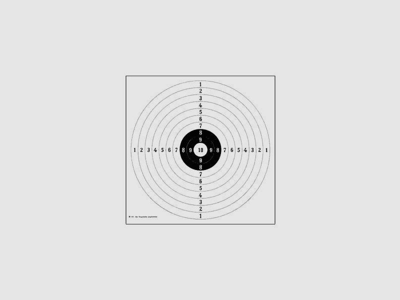 DJV-Gewehrscheibe 109