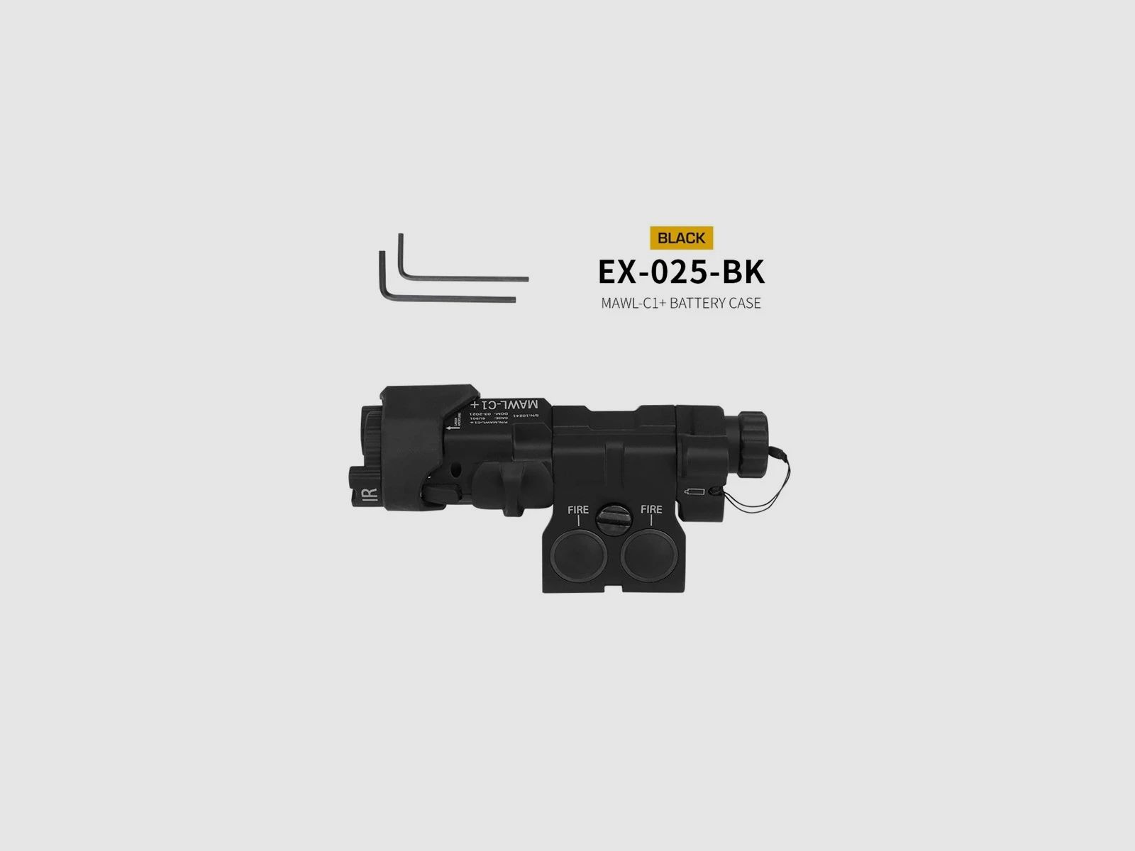 Airsoft MAWL-C1 Dummy Laser Design Bateria Box do 20mm RIS Rails | WoSport