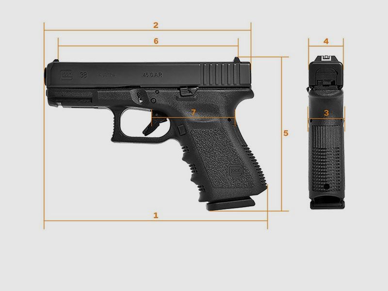 GLOCK 38 – Kal. .45 GAP