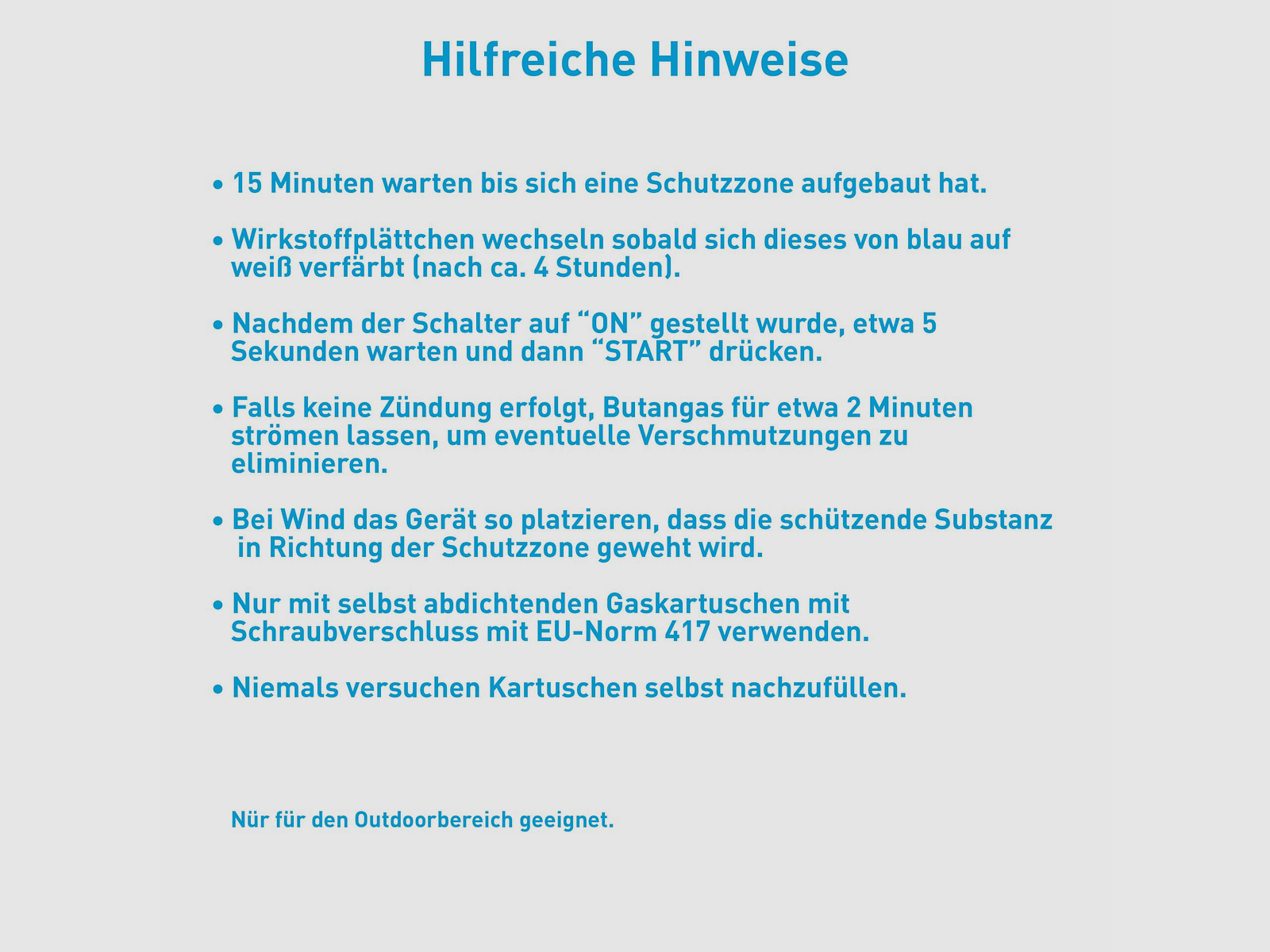 THERMACELL 920210 MR-BP Mückenabwehr Camping Backpacker