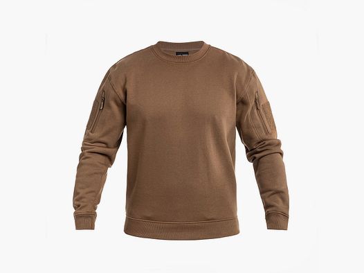 FELPA – MIL-TEC – TACTICAL SWEATSHIRT RUNDHALS Dark Coyote