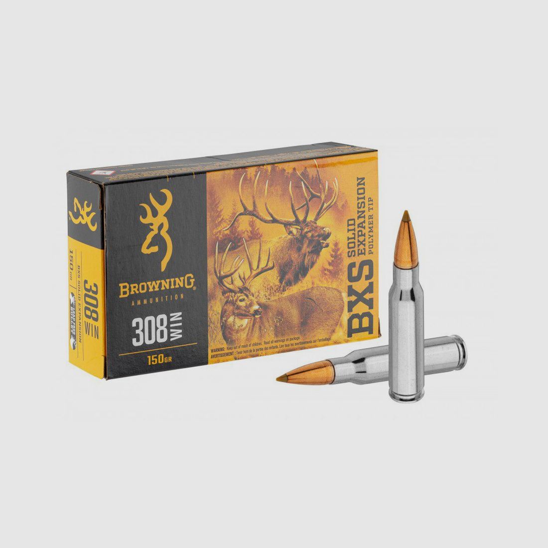 Munition Browning BXS Kaliber 308 Win Mag 180 grains, Bild 1 von 2