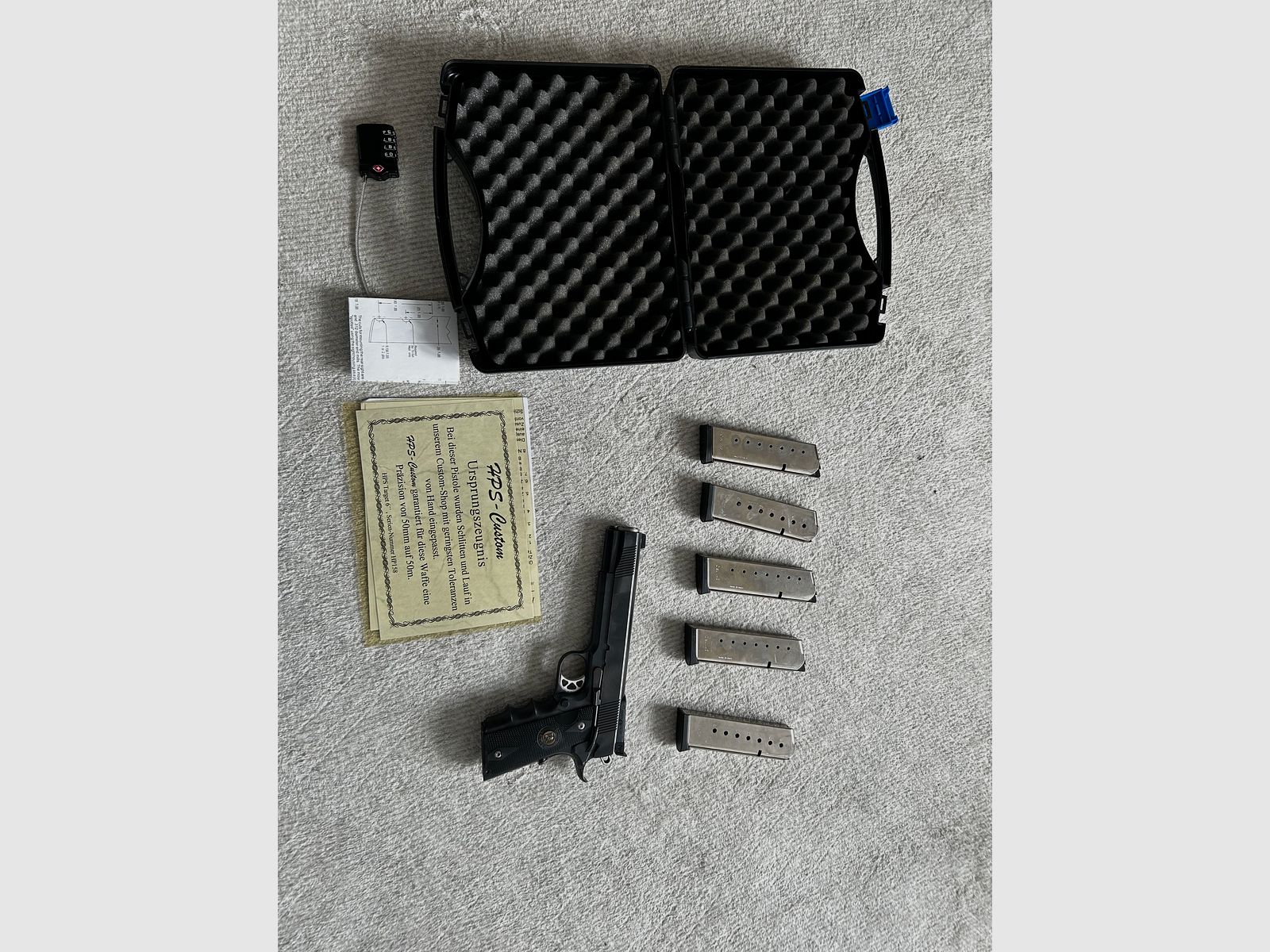 1911 HPS Target 6“ Custom Gun Aristokrat .45ACP