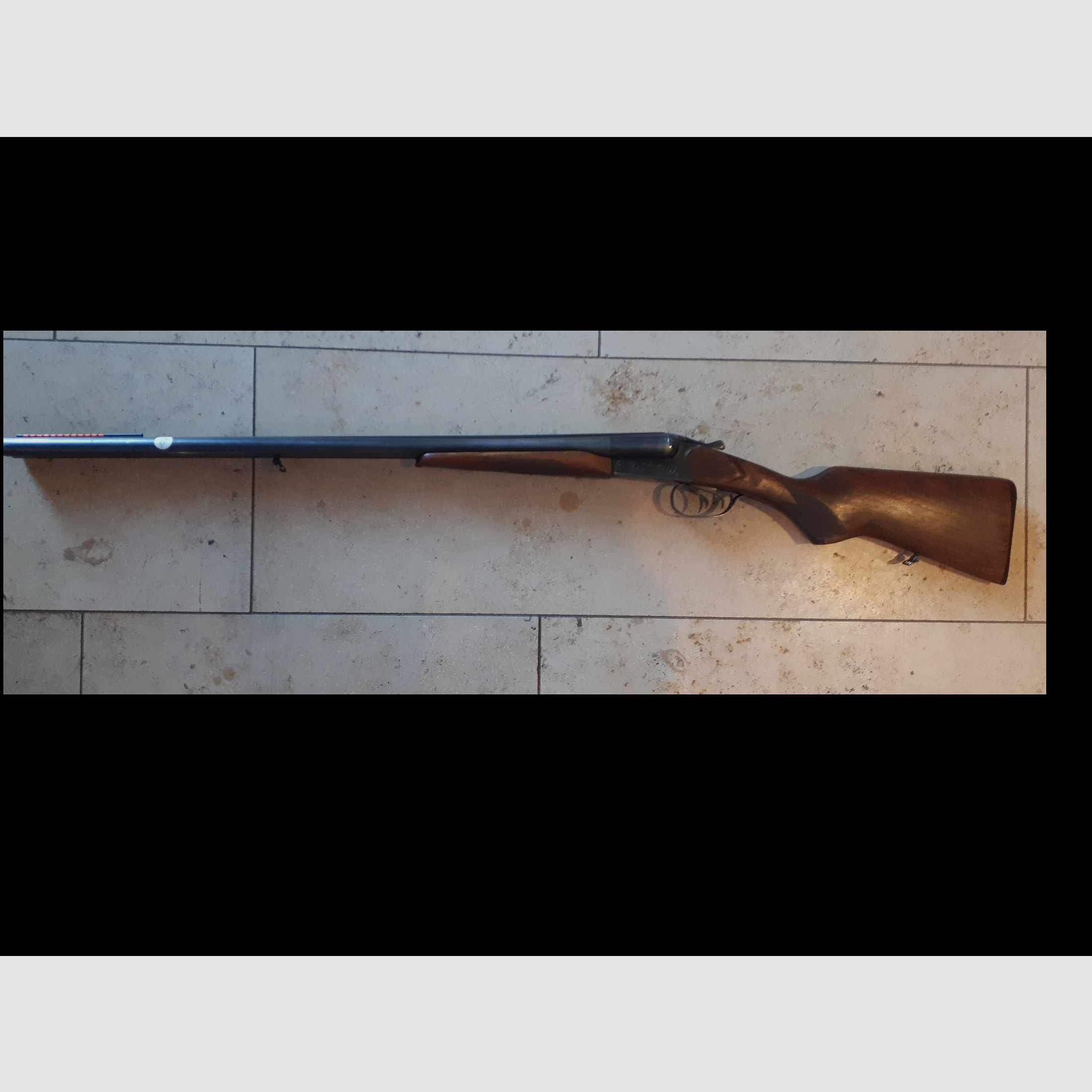 Double-barreled shotgun Baikal, model IZH-43.