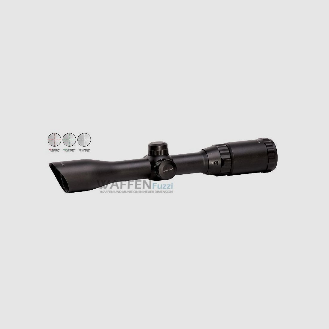 Center Point scope 2-7x32 RG waterproof and shockproof illuminated