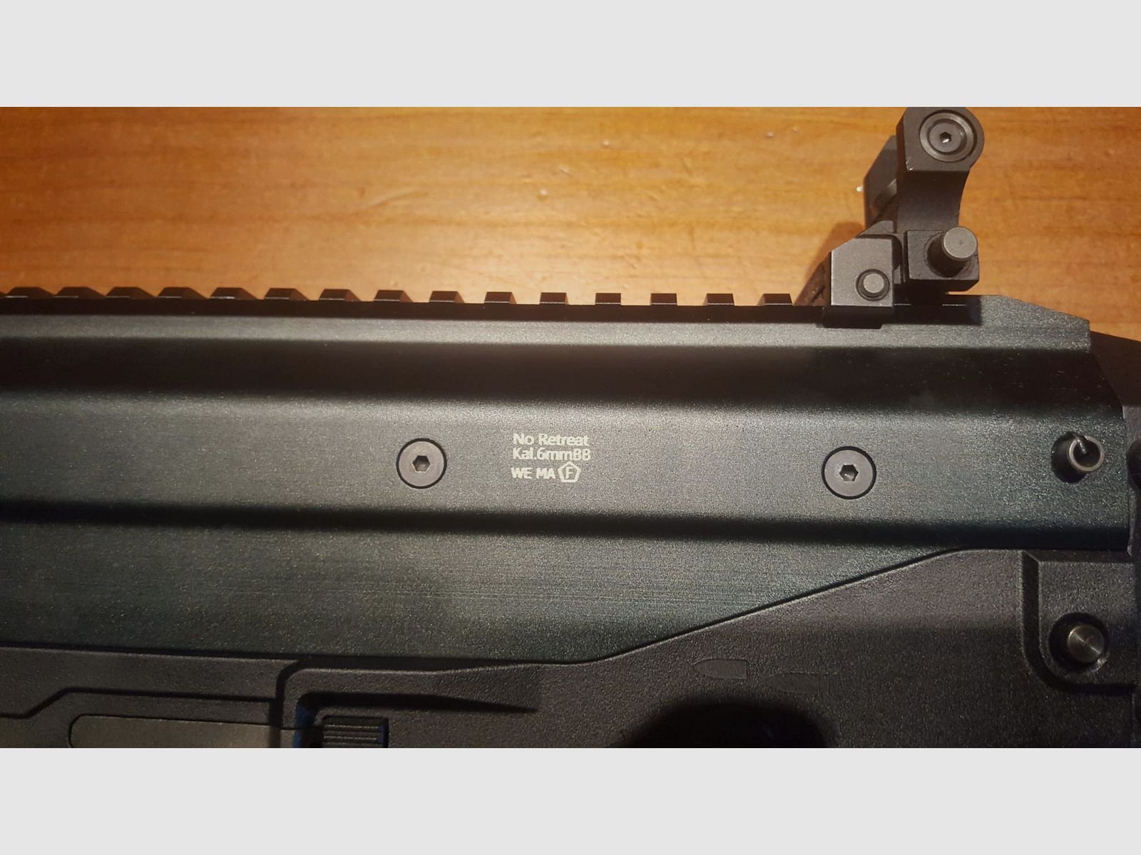 Wei-ETech MSK Open-Bolt Gas-Blow-Back 6mm BB schwarz.