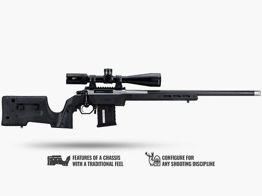 MDT Chassis – XRS – Remington700 – LA – RH – BLK