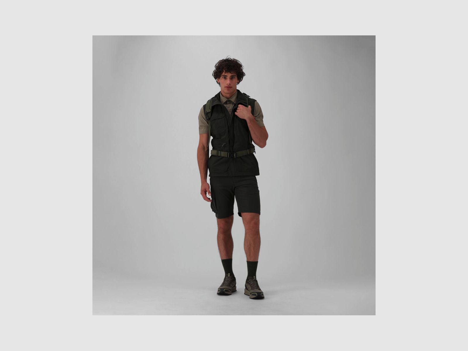 CMP Herren Weste Multibag Anthrazit