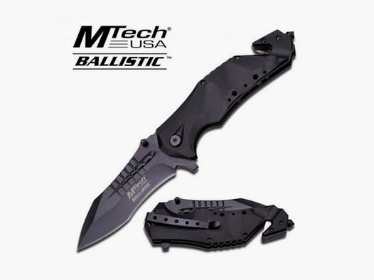 Mtech Rescue Black Taschenmesser