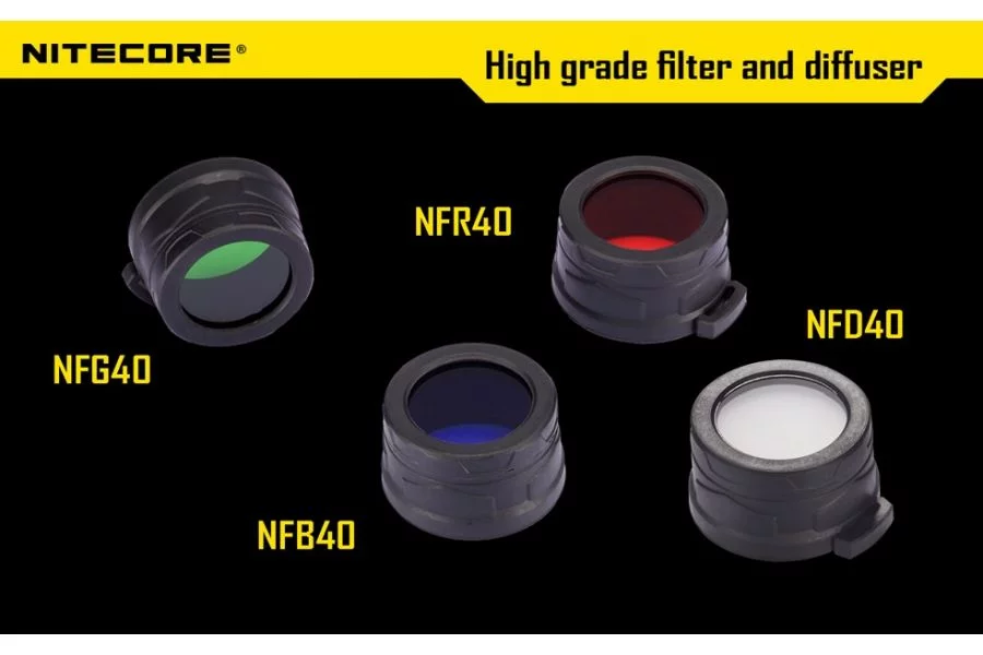 Blue diffuser filter Nitecore NFB40 (LAT/NITECORE FILTER NFB40), image 4 of 6