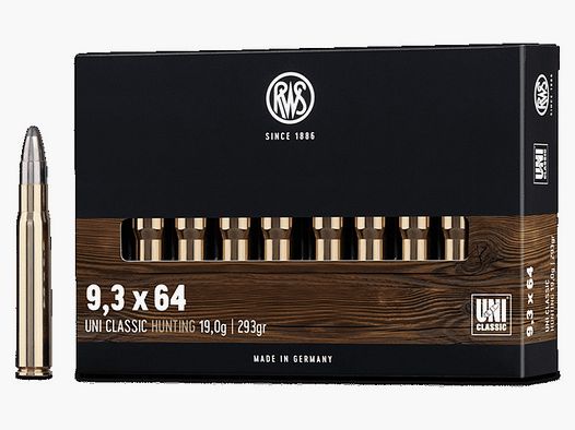 RWS 9,3x64 UNI Classic 19,0g - 293gr
