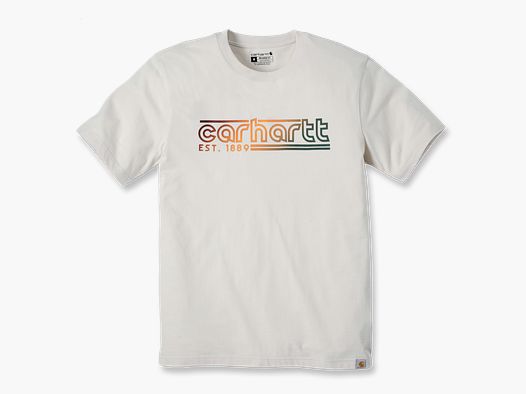Carhartt S/s Logo T-shirt Graphique, Homme, Lait d'avoine, S