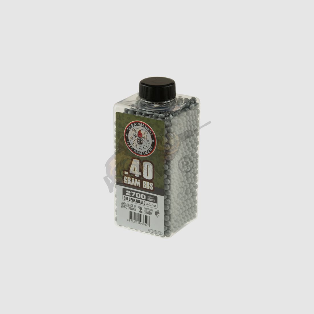 G&G Bio Precision Airsoft 0.40g (2.700 Stück) diameter 5,95mm - Grau
