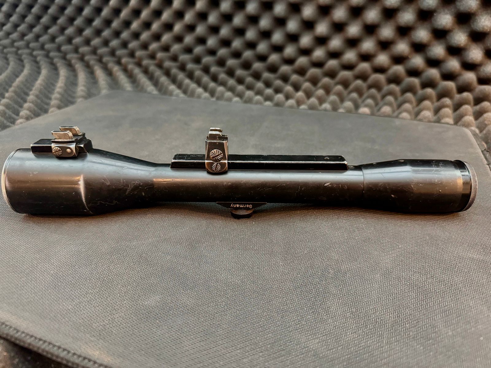 Schmidt & Bender, 6x42, rail extérieure, réglage de hauteur, SEM tops, réticule 1