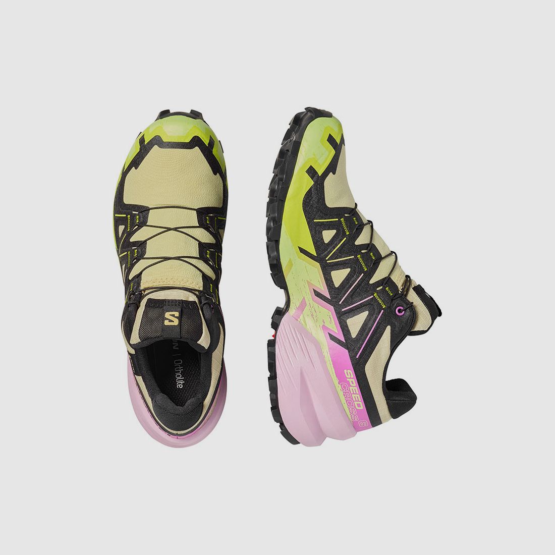 SALOMON – DAMEN – SPEEDCROSS 6 GTX W Bog/Dawn Pink/Acid Lime, Bild 2 von 7