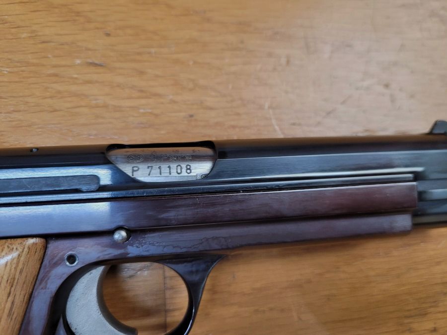 Espléndido pistolete SIG P210-2 – Mito del calibre 9 para – Arma civil SP47/8 conforme al tipo militar – Primera producción de SIG (y no SIG Sauer) antes de 1975 – Arma de 1972/73 – Acabado, funcionamiento y cañón de ensueño – ¡Estado nuevo!, imagen 19 de 22