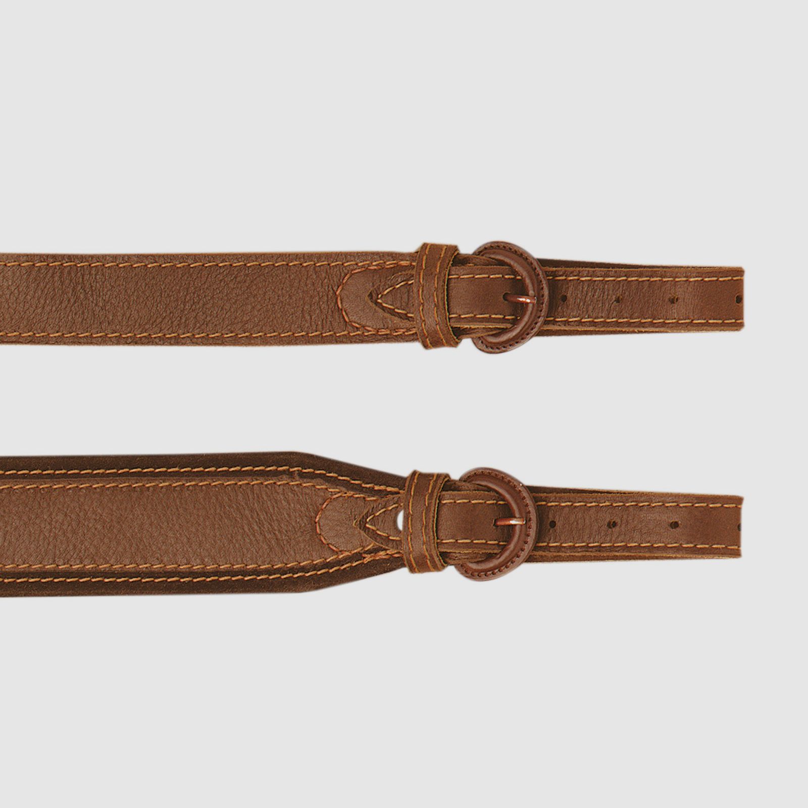 Correa de rifle AKAH de cuero de alce antideslizante