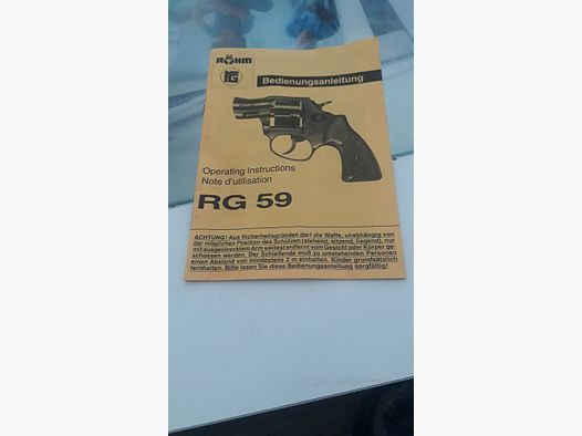 Gas Revolver Pistole Röhm RG 59
