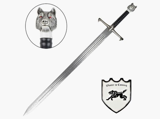 Szabla Longclaw w damasceńskim wzorze