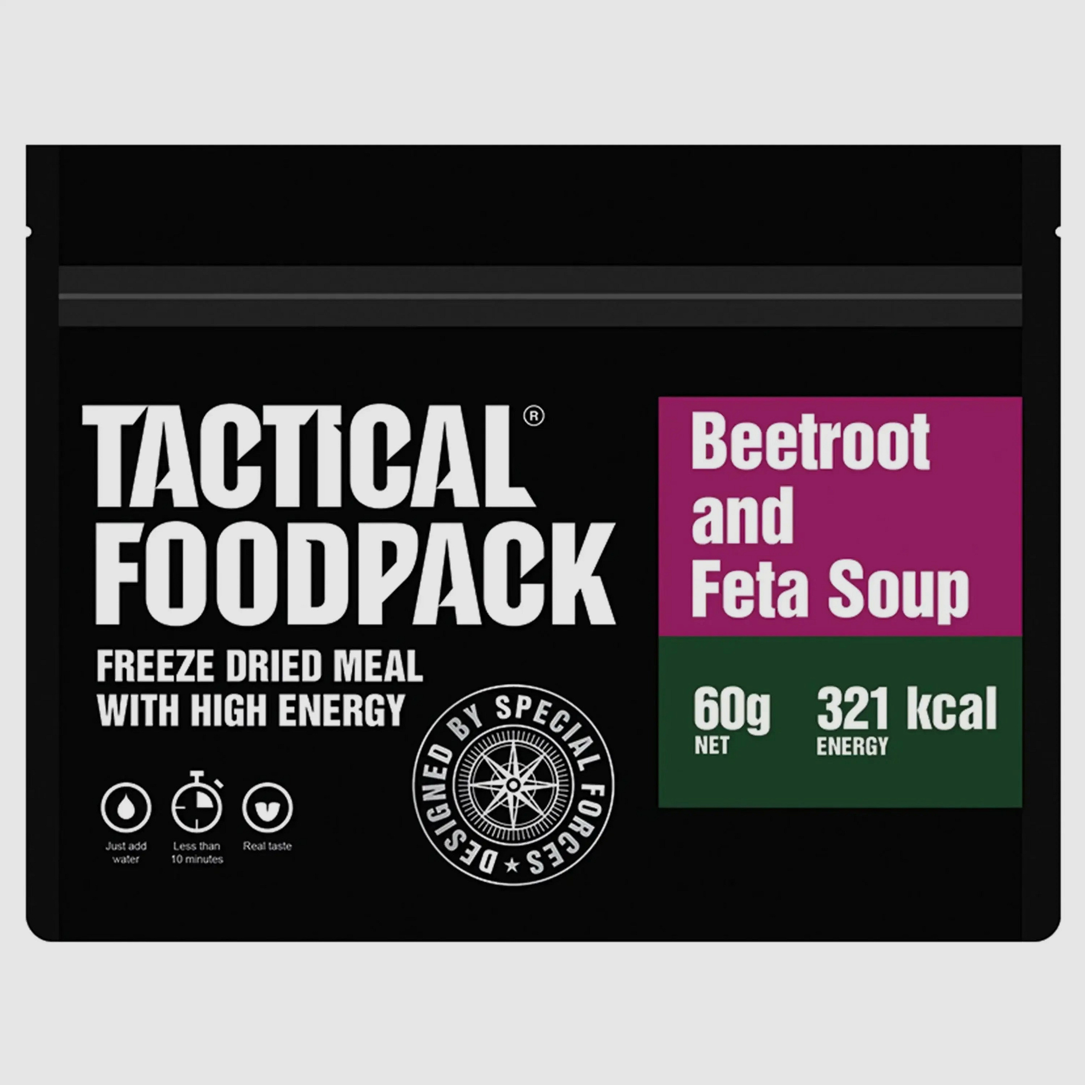 Tactical Foodpack Rote-Beete-Suppe mit Feta