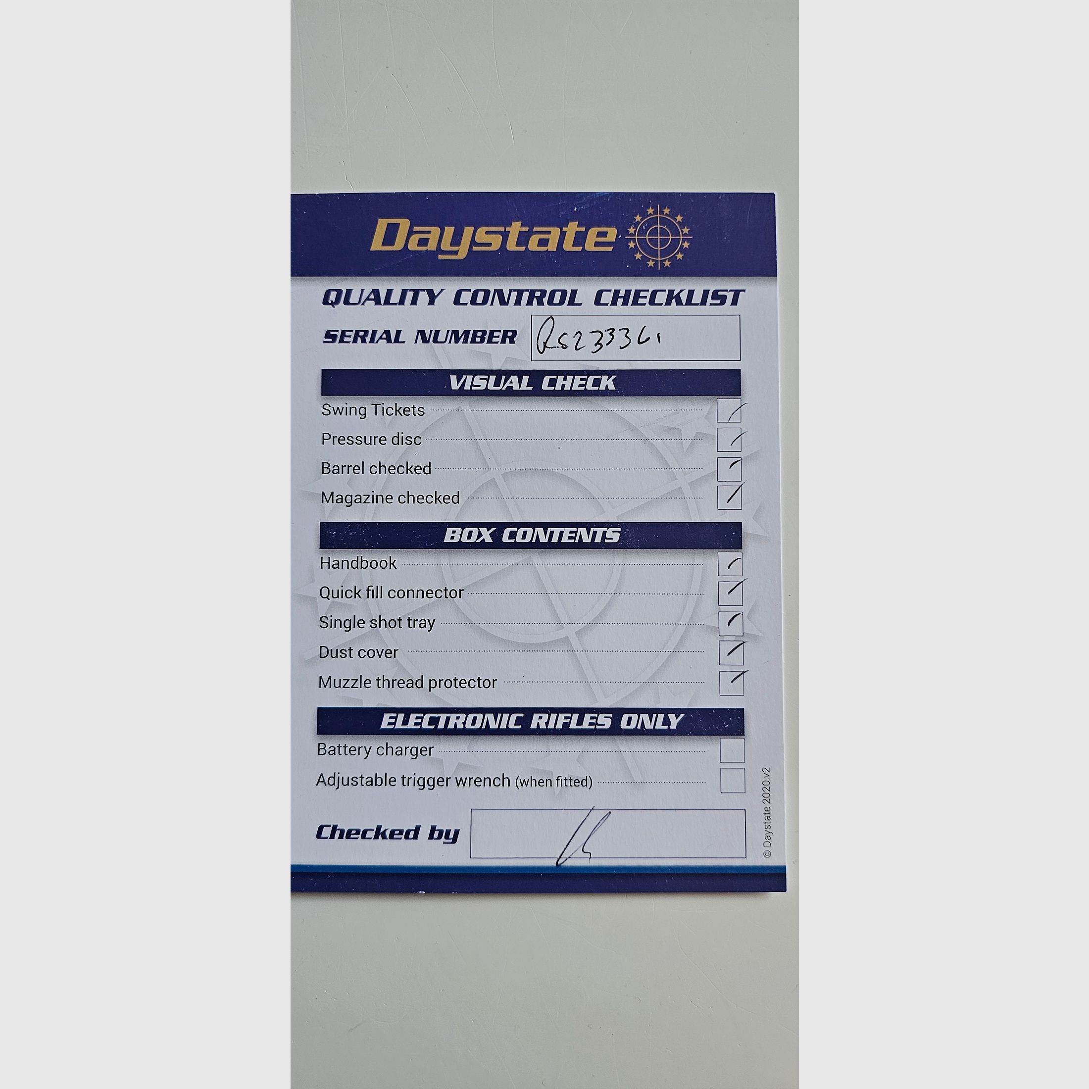 Daystate Huntsman Revere destra in noce