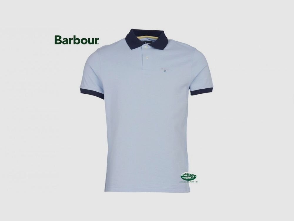 BARBOUR Polo himmelblau/blau