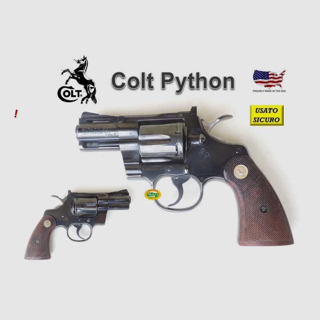 COLT PYTHON gebraucht Kal.357 mag. Lauf 2´´5 R.16256