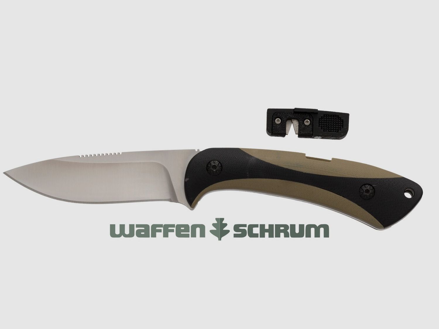 Browning Jagdmesser Steel Sharp mit Corduratasche - Schärfmodul