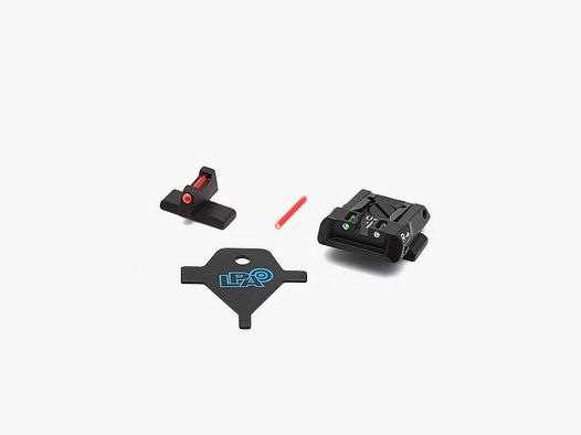 Juego de mira ajustable LPA SPF14BE para Beretta APX