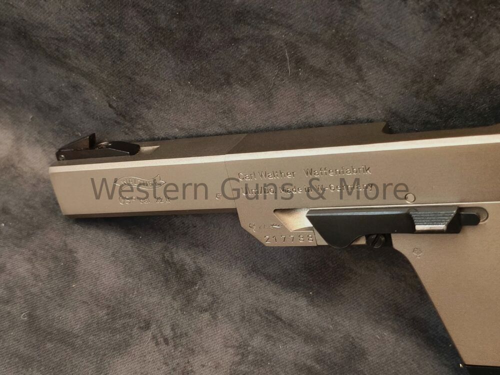 Walther GSP Sport-Matchpistole Kal.22lr. mattvernickelt