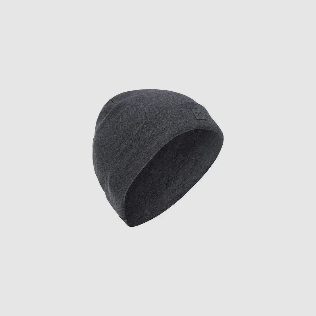 Buff Buff Beanie Merino Heavyweight solid grey