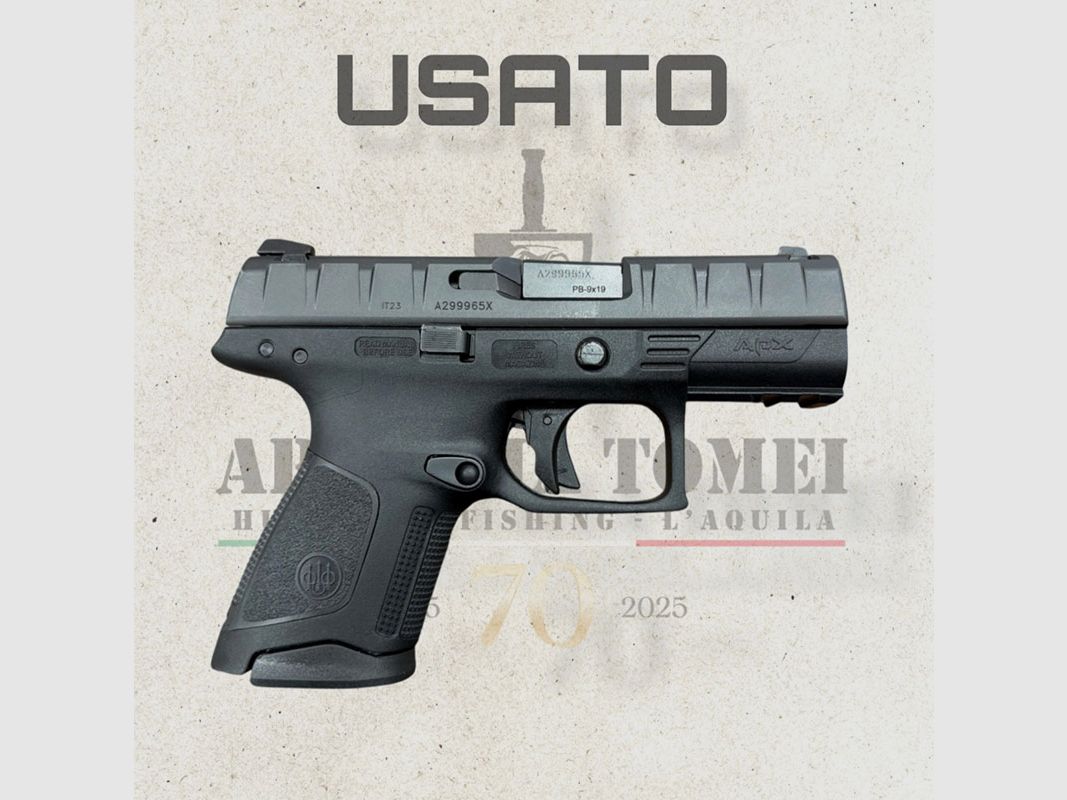 USATO – PISTOLA – BERETTA MOD. APX COMPACT cal. 9×19, immagine 2 di 4