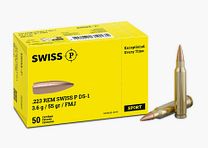 SWISS P .223 Rem. DS-1 VM 3.6g/55GR 50 cartridges
