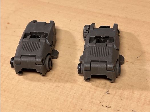 Flip Up Sights in Tan / Khaki made of polymer