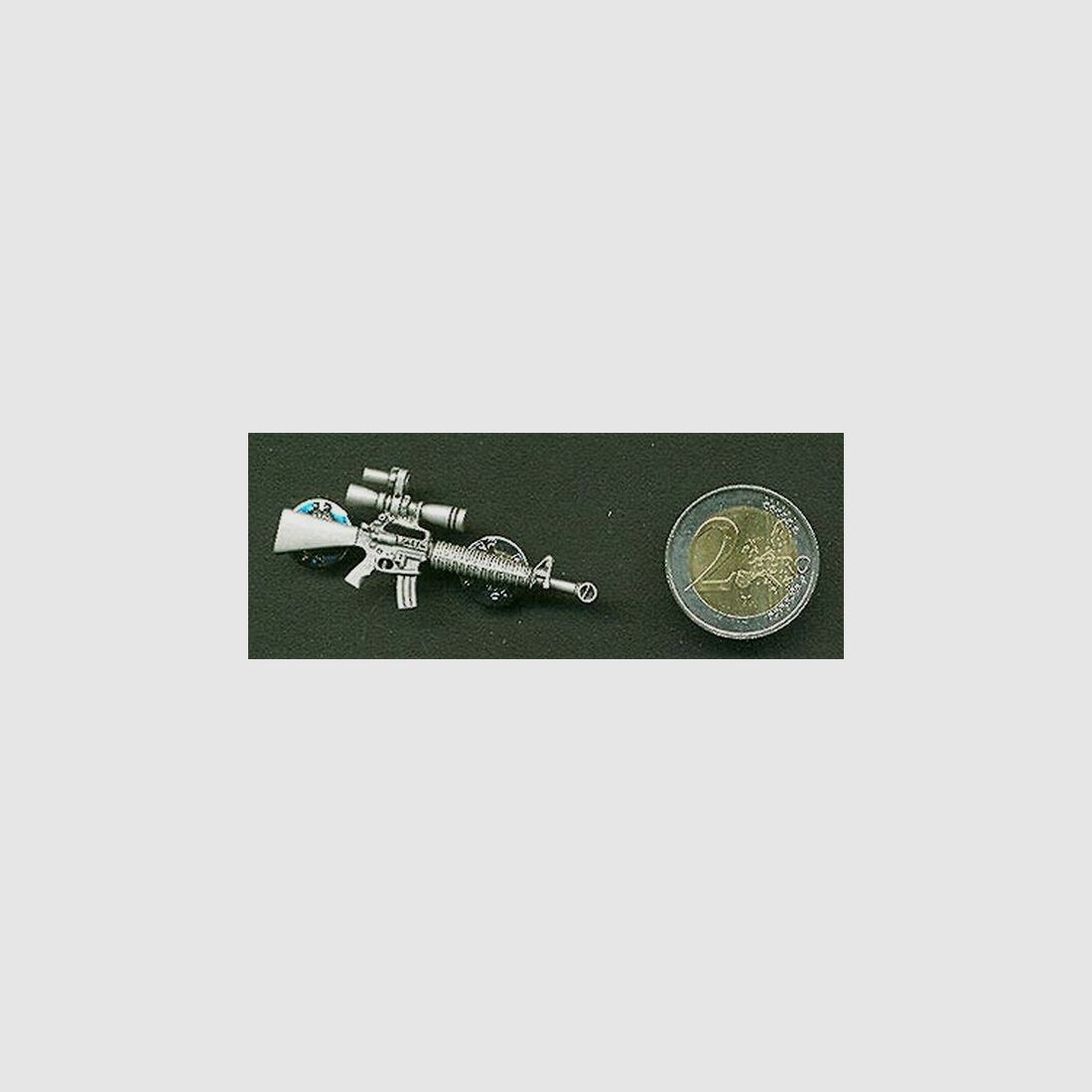 US-M16 Sturmgewehr Sniper-Version als Metall-Anstecker