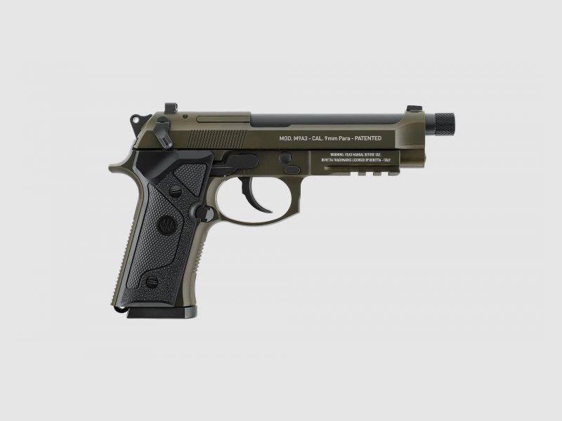 BERETTA M9A3 - 4,5MM CO2-PISTOLE - GREEN/BLACK, Bild 4 von 4