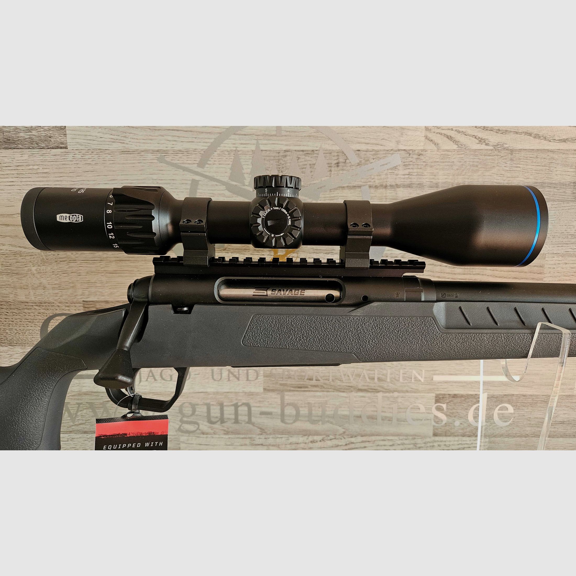 Neuware vom Fachhandel - Repetierbüchse Savage AXIS 2 Gray .300AAC Blackout Komplettset Sonderpreis