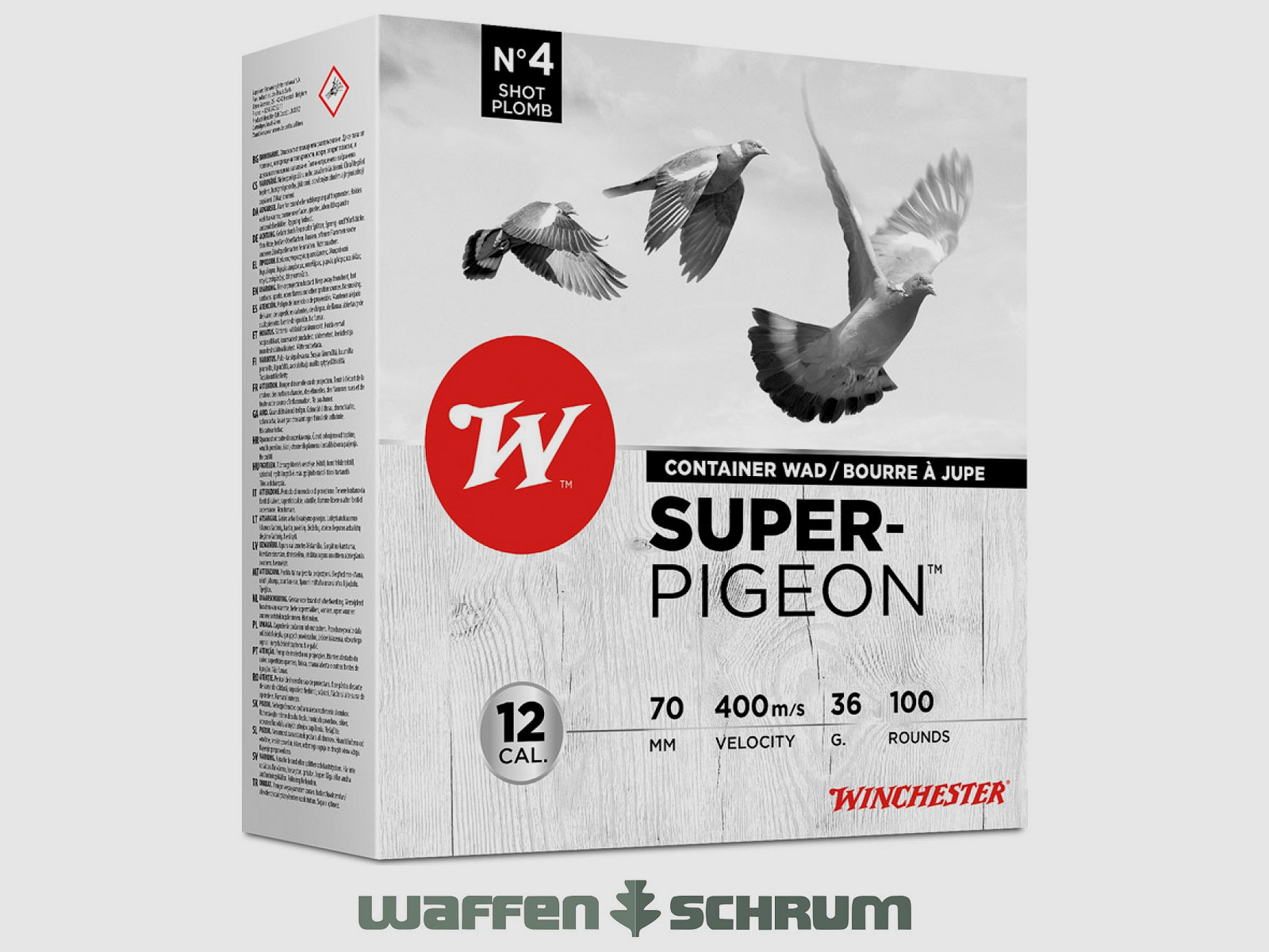 Winchester Super Pigeon 12/70 3,1mm - 36g