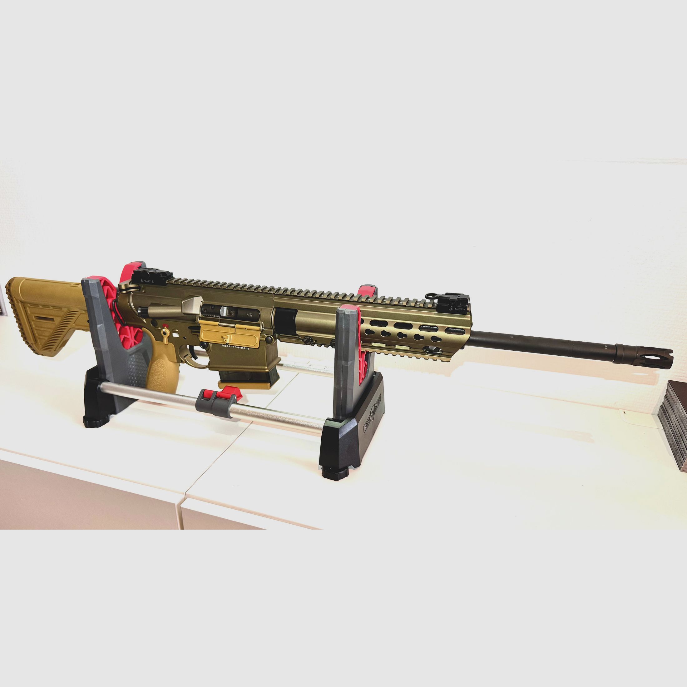 Heckler & Koch MR308 A3 Slimline 16,5" FDE Sandfarben Neuwertig 